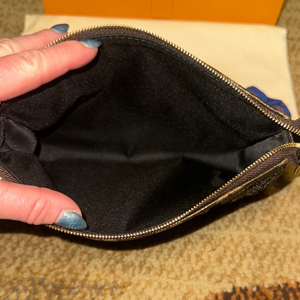 Black and Brown sequin shoulder bag - Picture 4 of 6